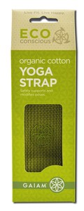 Safely supports and modifies poses while using earth-friendly
organic cotton..