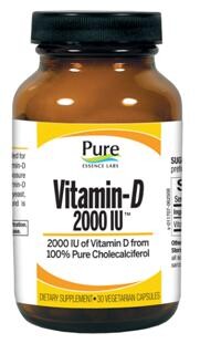 Vitamin D3, Cholecalciferol, the same form of Vitamin D that humans receive naturally from the sun.
Provides healthy levels of Vitamin D to support the immune system, bone density, proper calcium absorption, longevity, healthy blood sugar levels, prostate & breast tissue health..