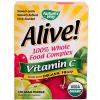 Alive! Vitamin C capsules from Nature's Way made with USDA Certified Organic Fruit..
