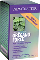 Oregano Force from New Chapter 100% Organic Oregano Supercritical Extraction for enhanced Immune Function, Hormonal Support, and more..