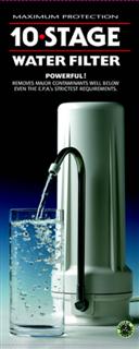Water - At It's Very Best. Powerful Filter at the Lowest Cost per Gallon.  Enjoy Cleaner, Crystal Clear Drinking Water from Tap Water..