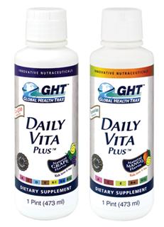  Power-packed liquid vitamin supplement, Daily Vita Plus. Because our products are in liquid form, the body is able to digest each ingredient at a much higher level. .