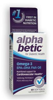 Omega-3's are 'healthy good fats' the body needs to function properly. Because heart disease is the #1 health issue facingdiabetics, taking an omega-3 supplement may be helpful..