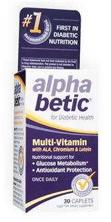 Advanced formula delivers an optimal potency of vitamins, minerals and nutrients specifically needed by diabetics; including alpha lipoic acid, chromium, lutein, biotin and vanadium..