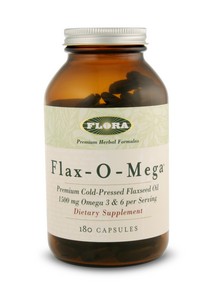 The oil in Flora's Flax-O-Mega capsules is cold-pressed and unrefined from the highest quality, organic flaxseeds available. .