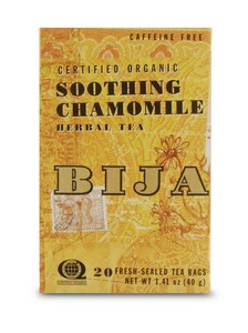 Bija Soothing Chamomile Tea New (20 teabags) Flora Health, Bija