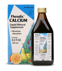 Floradix Calcium Liquid provides 200 mg of highly absorbable elemental calcium to your diet with every 20 mL serving..