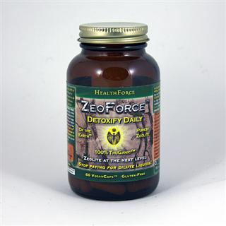 ZeoForce naturally holds a negative charge and will bond with toxins for safe and effective removal*.  It can also be used externally for face & body masques, or added to your bath water for a detoxifying soak..