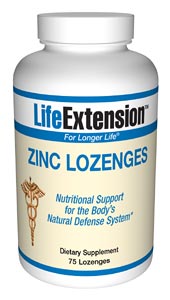 LifeExtension- Zinc Lozenges a unique source of Zinc, a mineral that stimulates the activity of approximately 100 enzymes, which are substances that promote biochemical reactions in your body. Strengthen your immune system..