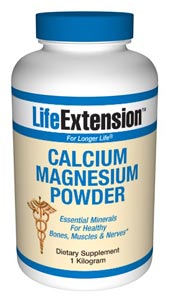 Nutritional Supplements, Antiaging, Health and Nutrition- LifeExtension- Calcium Magnesium Powder is a good source of elemental calcium and magnesium for healthy people. It is best used as a buffering agent, added to acidic vitamins in solution to neutralize pH levels..