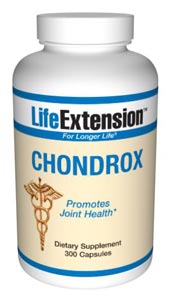 LifeExtension Chondrox has a combination of ingredients that helps: Support or enhance anabolic chondrocyte synthesis. Support or enhance the synthesis of synovial fluid. Inhibit enzymes and immune system factors that cause free radicals..