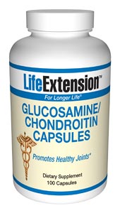 LifeExtension- Nutritional Supplements. Glucosamine/Chondroitin Capsules - A naturally occurring amino sugar synthesized in the body from L-glutamine and glucose, glucosamine stimulates the manufacture of glycosaminoglycans, important components of the cartilage needed for healthy joints..