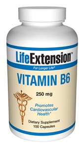 Vitamin B6 250 mg- Vitamin B6, or pyridoxine, is an important component of the coen-zyme PLP, which metabolizes amino acids. 203 Because of its amino acid transfer ability, the body can produce non-essential amino acids.