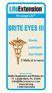 Each box of Brite Eyes III contains two individual vials that provide five milliliters each. This type of packaging in two individual vials reduces the risk of bacterial contamination. And having two vials also makes it convenient for consumers to keep Brite Eyes III readily accessible at home, the office, ones purse, pocket, or other places where access to a soothing eye drop is needed..