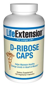 D-Ribose Caps (120 vegetarian capsules)* Life Extension