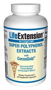 Super Polyphenol Extracts with CocoaGold contains a diverse blend of polyphenols  including cocoa, apple, aronia, and green tea  to support vascular health..