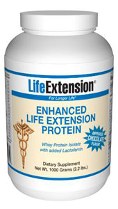 LifeExtension- Nutritional Supplements, Antiaging, Health and Nutrition-Enhanced Life Extension Protein (Chocolate) - Scientists have begun to investigate the ability of certain biological components of whey protein to enhance immunity..