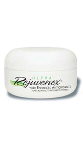Ultra Rejuvenex- Ultra Rejuvenex is an extraordinary youth-promoting face cream that contains green and white tea extracts, along with many other beneficial nutrients for the skin. Scientific studies reveal that tea extracts promote healthy-looking skin tone.>.