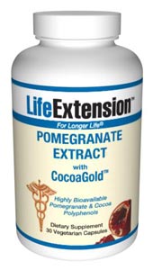 Pomegranate Extract with CocoaGold- In ancient Greek mythology, the pomegranate represents life and regeneration. Its use as an herb dates back more than 3,000 years. But contemporary science has rediscovered the pomegranate's surprising and diverse benefits..