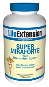 Super MiraForte with Standardized Lignans- Low levels of testosterone have been implicated in a host of life-threatening health problems. Maintaining normal testosterone levels is one of the most important steps men can take to regain their vitality..