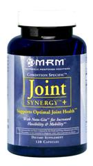 MRM's Joint Synergy Plus blend includes synergistic, natural ingredients to help aid in joint pain relief..
