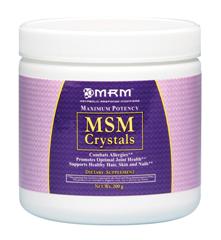 MSM Crystals absorb great. They're from MRM, and are high quality, easy to add to shakes, smoothies, protein drinks, juice, or just mix with water..
