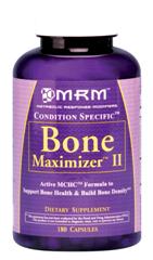 Containing MCHC, Bone Maximizer II utilizes the latest clinical research in it's formulation to help maintain or increase bone density..