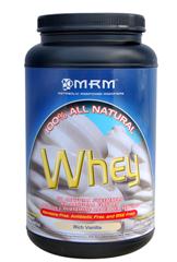 Vanilla Whey from MRM provides extra calories and protein that your muscles use for recovery and working out..