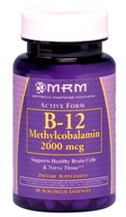 High potency B-12 with Folic Acid is best absorbed in this sublingual tablet..