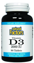 Vitamin D is essential for bone development and required for calcium and vitamin C absorption. In addition, Vitamin D gives support to the nervous system..