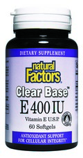Clear Base is the purest form of vitamin E available, free from any impurities or residues. It is well tolerated by those with sensitivities to soya products..