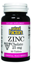 Natural Factors Zinc Chelate supports our bodys natural defenses and is essential for healthy skin. It is needed for many hormones and supports a healthy reproductive system, hence it is also important for prostate health..