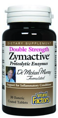 Double Strength Zymactive Proteolytic Enzymes with Serrapeptase,  a unique proteolytic enzyme formula that works systemically in the body including promoting healthy joints, stronger immune system and supports overall good health..