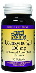 Natural Factors Coenzyme Q10 uses only 100% natural CoQ10, produced from the worlds highest quality material for maximum bioavailability and superior effectiveness..