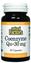 CoEnzyme Q10 (30 mg 30 softgels) Natural Factors