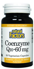 Natural Factors uses only 100% natural CoQ10 for maximum bioavailability and superior effectiveness..