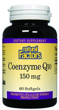 Natural Factors Coenzyme Q10 is blended in a base of rice bran oil (not soy oil) for enhanced absorption. Coenzyme Q10, also called Ubiquinone, is a natural substance essential to cellular energy production..