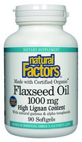 Natural Factors Flaxseed Oil is derived from the highest quality certified organic referred to as cold processed ensuring a pure, healthy oil providing the important essential fatty acids that support good health..