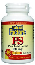 Natural Factors Phosphatidylserine (PS) is naturally derived from soy phospholipids and is a natural nutrient found in the brain where it plays a major role supporting healthy brain functions such as memory, focus and clarity..
