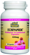 Natural Factors Echinamide Echinacea and Goldenseal is a classic combination of herbs that work synergistically for optimal results..