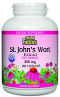 St. John's Wort Extract (300 mg 180 capsules) Natural Factors