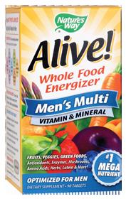 The #1 Energy Multi with more energizing nutrients from more natural sources than other supplements. Superior absorption from rapid disintegration tablets. Optimized for Men formulated using whole green foods, fruits and vegetables, antioxidants, enzymes, mushrooms, amino acids, herbs, lutein and more.
Natural, Vegetarian Formula, No Yeast, No Milk, No Lactose or Sugar.