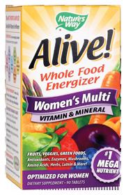 The #1 Energy Multi with more energizing nutrients from more natural sources than other supplements. Superior absorption from rapid disintegration tablets. Optimized for Women formulated using whole green foods, fruits and vegetables, antioxidants, enzymes, mushrooms, amino acids, herbs, lutein and more.
Natural, Vegetarian Formula, No Yeast, No Milk, No Lactose or Sugar.