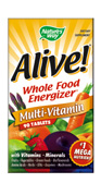 Alive! represents the new thinking in supplements for daily health and energy, with a greater diversity of specially balanced nutrients..