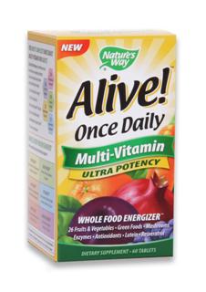 Alive Once Daily Multi-vitamin (60 tabs) Nature's Way