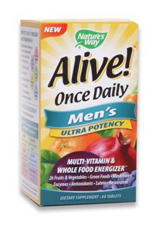Alive Once Daily |Men's Multi (60 tabs) Nature's Way