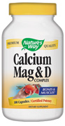 Calcium and magnesium are essential for healthy bones, teeth and muscle function. Vitamin D assits in the proper transport and retention of calcium..