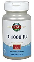 D 1000 IU (100 softgels).