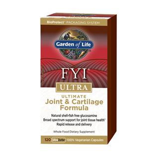 FYI ULTRA is the ultimate joint and cartilage formula, providing clinically studied amounts of glucosamine, along with turmeric, pomegranate, selenium, and other carefully selected natural antioxidants that assist the bodys response to everyday wear and tear and support joint and connective tissue health.