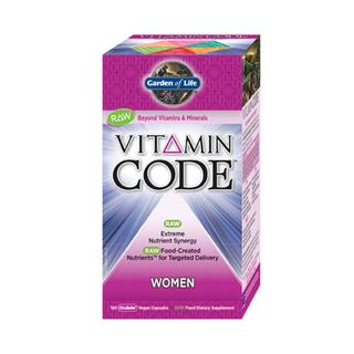 Vitamin Code Womens Formula is a comprehensive multi-vitamin with RAW Food-Created Nutrients offering an extreme synergistic blend of vitamins and minerals for extraordinary health and vitality.  Providing select nutrients to support breast health with added vitamins D and E, the reproductive system with folic acid, calcium, magnesium and zinc, bone strength with appropriate amounts of vitamins A, C, D, calcium, magnesium and zinc*, Vitamin Code Womens Formula is the ultimate formulation for women..